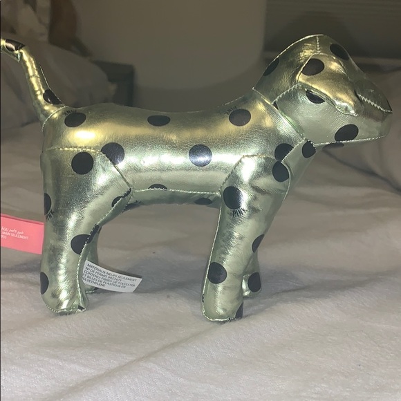 VS pink shiny metallic polka dot dog - Picture 4 of 5